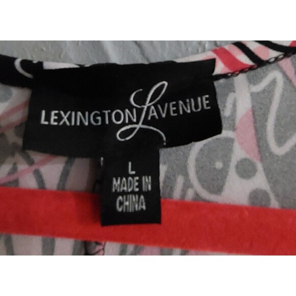 LEXINGTON AVENUE Dress Women's L,Polyester, Spandex, Super Soft, Short Sleeve. - Picture 2 of 9